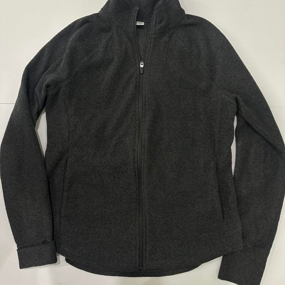 Old Navy active Grey fleece sweater woman's size large